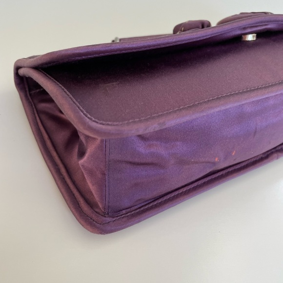 Auth Rare PRADA Satin Clutch - Picture 7 of 14